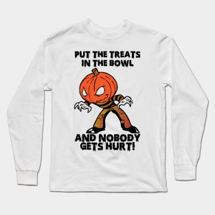 Funny Pumpkin Long Sleeve T-Shirt